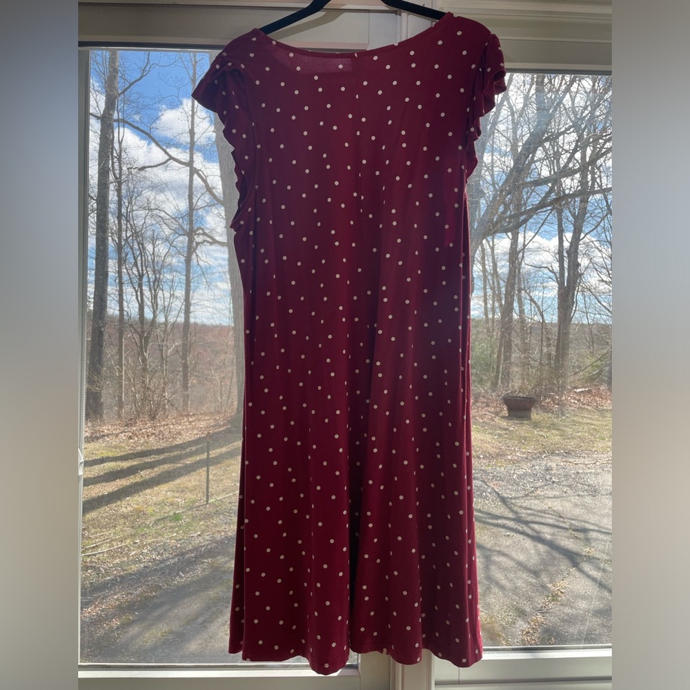 RED POLKA DOT DRESS - Picture 5 of 7
